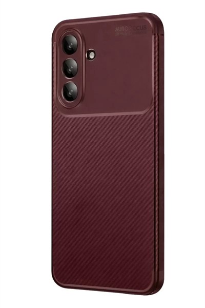 Mey İthalat®  Samsung Galaxy A27 5G Auto Focus Karbon Kapak - Bordo