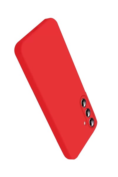 Mey İthalat®  Samsung Galaxy A27 5G Nano içi Kadife Silikon - Kırmızı