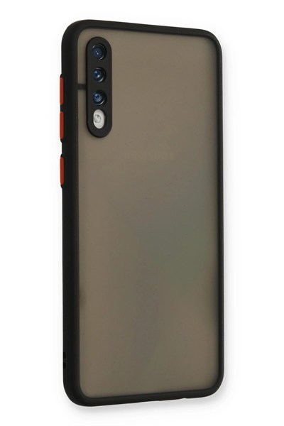 Mey İthalat®  Samsung Galaxy A30S Kılıf Montreal Silikon Kapak - Siyah