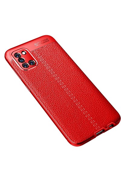 Mey İthalat®  Samsung Galaxy A31 Kılıf Auto Focus Kapak - Kırmızı