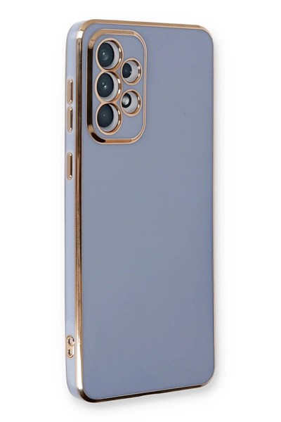 Mey İthalat®  Samsung Galaxy A33 5G Kılıf Volet Silikon - Mavi