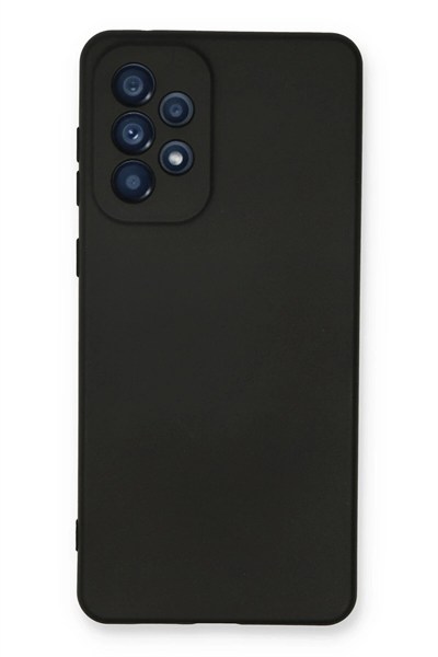 Mey İthalat®  Samsung Galaxy A33 5G Kılıf Nano içi Kadife Silikon - Siyah