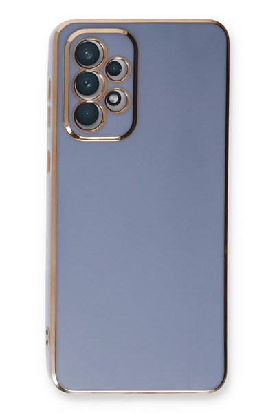 Mey İthalat®  Samsung Galaxy A33 5G Kılıf Volet Silikon - Mavi