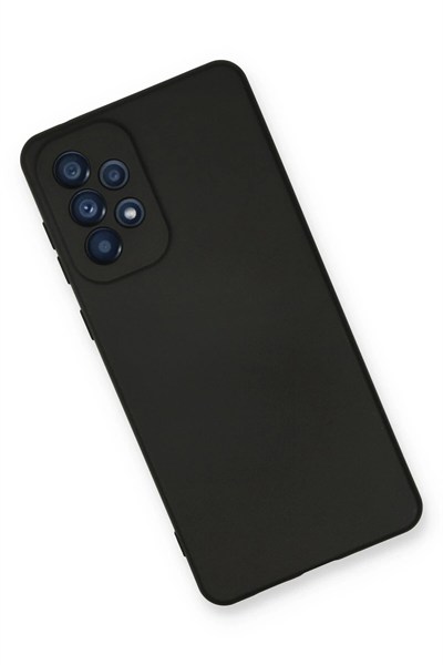 Mey İthalat®  Samsung Galaxy A33 5G Kılıf Nano içi Kadife Silikon - Siyah