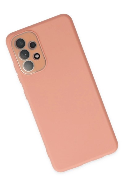 Mey İthalat®  Samsung Galaxy A33 5G Kılıf Lansman Glass Kapak - Pembe