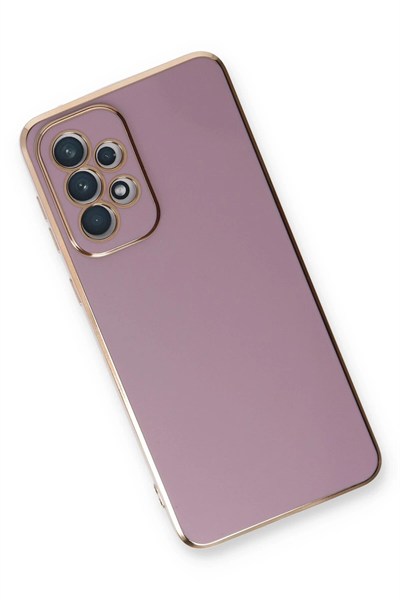 Mey İthalat®  Samsung Galaxy A33 5G Kılıf Volet Silikon - Mor