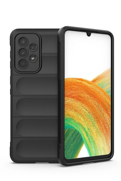 Mey İthalat®  Samsung Galaxy A33 5G Kılıf Optimum Silikon - Siyah