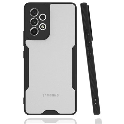 Mey İthalat®  Samsung Galaxy A33 5G Kılıf Platin Silikon - Siyah