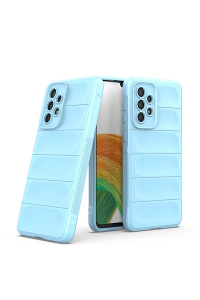 Mey İthalat®  Samsung Galaxy A33 5G Kılıf Optimum Silikon - Sky Blue