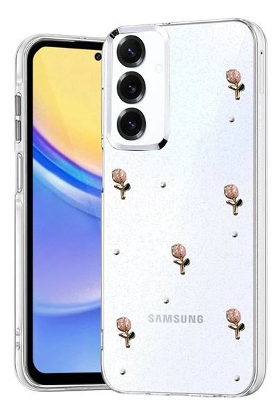 Mey İthalat®  Samsung Galaxy A34 5G Fiyonk Desenli Kapak - Desen 6
