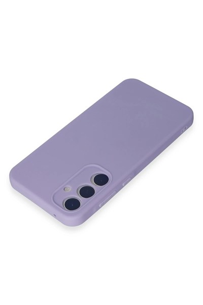 Mey İthalat®  Samsung Galaxy A35 5G Kılıf First Silikon - Lila