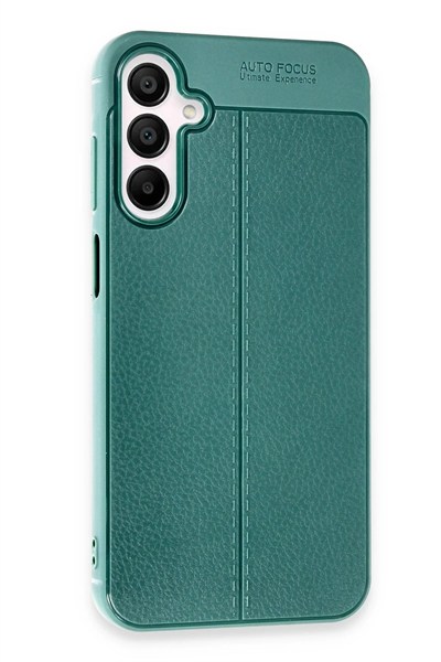 Mey İthalat®  Samsung Galaxy A35 5G Kılıf Auto Focus Kapak - Koyu Yeşil