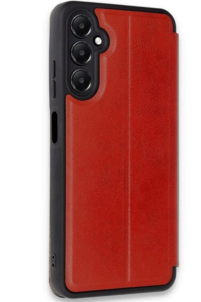 Mey İthalat®  Samsung Galaxy A35 5G Kılıf Flip Cover - Kırmızı