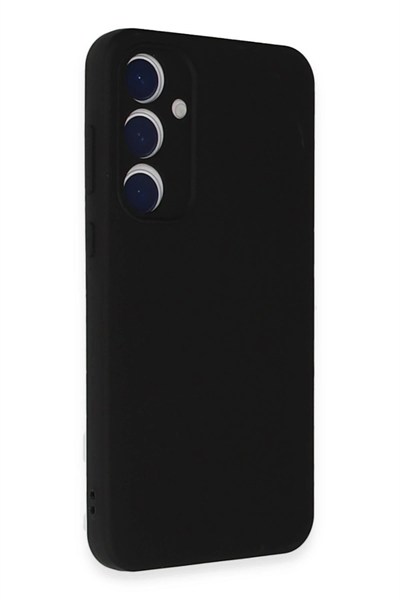 Mey İthalat®  Samsung Galaxy A35 5G Kılıf Nano içi Kadife Silikon - Siyah