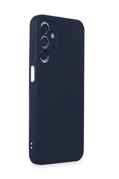 Mey İthalat®  Samsung Galaxy A35 5G Kılıf First Silikon - Lacivert