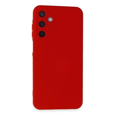 Mey İthalat®  Samsung Galaxy A35 5G Kılıf Nano içi Kadife Silikon - Kırmızı