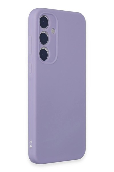 Mey İthalat®  Samsung Galaxy A35 5G Kılıf First Silikon - Lila