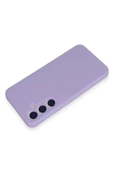 Mey İthalat®  Samsung Galaxy A35 5G Kılıf Nano içi Kadife Silikon - Lila