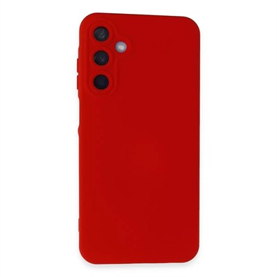Mey İthalat®  Samsung Galaxy A35 5G Kılıf Nano içi Kadife Silikon - Kırmızı