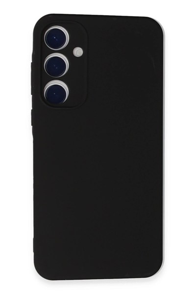 Mey İthalat®  Samsung Galaxy A35 5G Kılıf Nano içi Kadife Silikon - Siyah