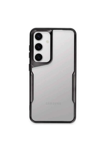 Mey İthalat®  Samsung Galaxy A35 5G Kılıf Boyi Silikon Kapak - Siyah