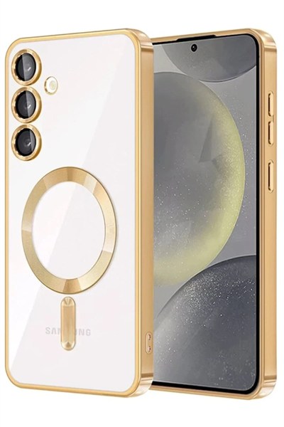Mey İthalat®  Samsung Galaxy A35 5G Kross Magneticsafe Kapak - Gold
