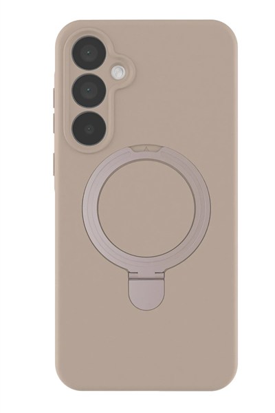 Mey İthalat®  Samsung Galaxy A35 5G Regal Magsafe Standlı Kapak - Çöl Titanyum
