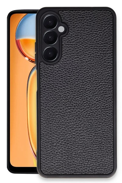 Mey İthalat®  Samsung Galaxy A36 Kılıf Aras Deri Kapak - Siyah
