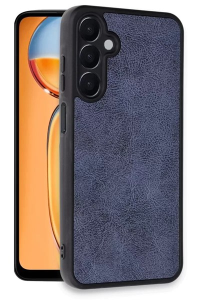 Mey İthalat®  Samsung Galaxy A36 Kılıf Aras Deri Kapak - Lacivert