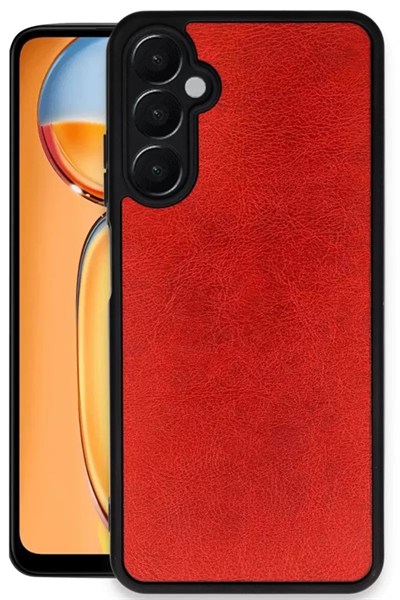 Mey İthalat®  Samsung Galaxy A36 Kılıf Aras Deri Kapak - Kırmızı