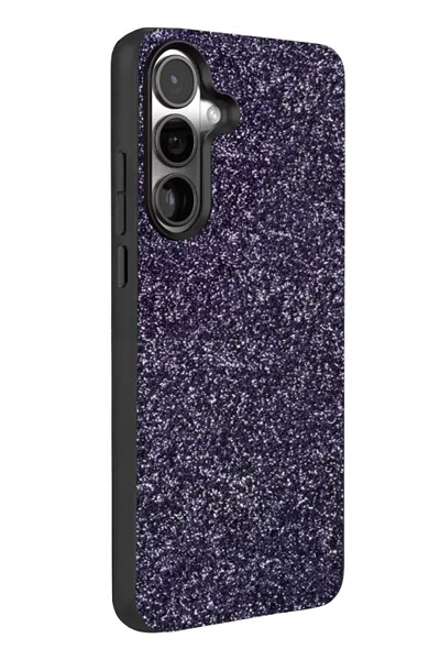 Mey İthalat®  Samsung Galaxy A37 5G Bright Simli Kapak - Derin Mor