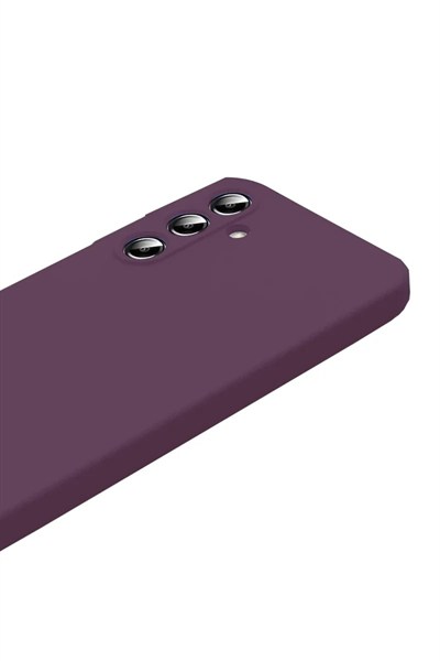 Mey İthalat®  Samsung Galaxy A37 5G First Silikon - Mürdüm