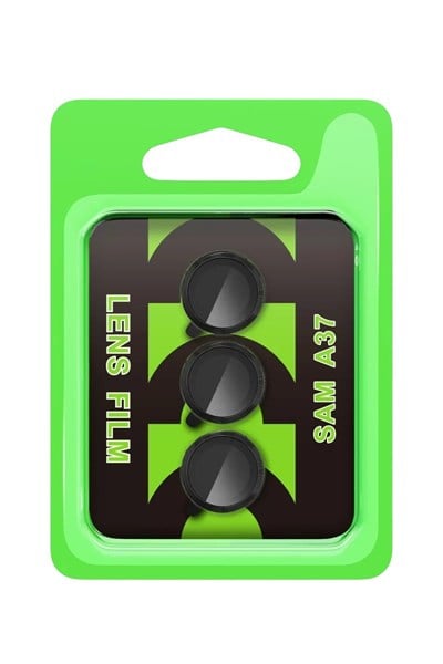 Mey İthalat®  Samsung Galaxy A37 5G Raze Metal Kamera Lens - Siyah