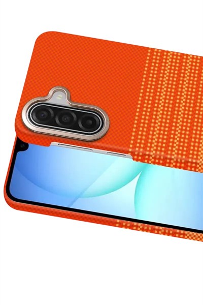 Mey İthalat®  Samsung Galaxy A37 5G Vega Magsafe Kapak - Turuncu