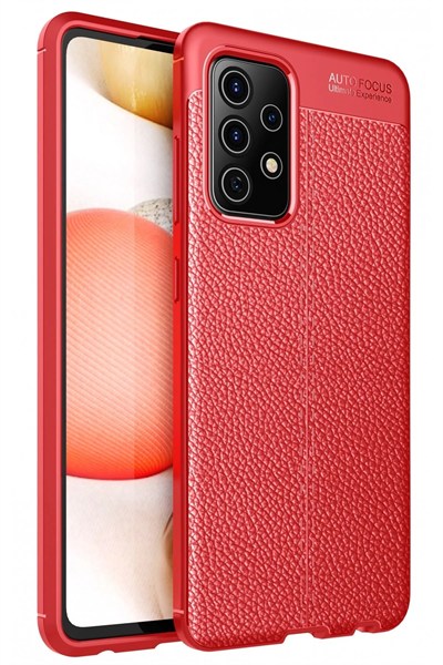 Mey İthalat®  Samsung Galaxy A52 Kılıf Auto Focus Kapak - Kırmızı