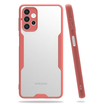 Mey İthalat®  Samsung Galaxy A52 Kılıf Platin Silikon - Pembe