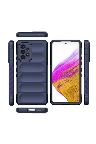 Mey İthalat®  Samsung Galaxy A53 5G Kılıf Optimum Silikon - Lacivert