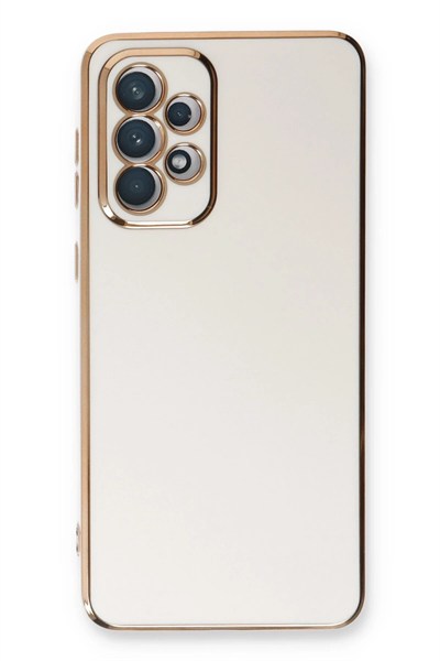 Mey İthalat®  Samsung Galaxy A53 5G Kılıf Volet Silikon - Beyaz