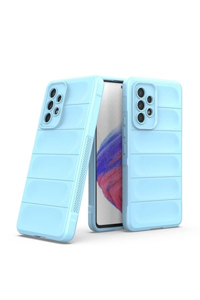 Mey İthalat®  Samsung Galaxy A53 5G Kılıf Optimum Silikon - Sky Blue