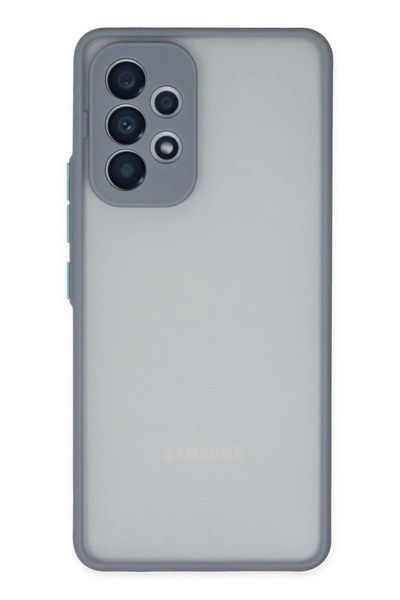 Mey İthalat®  Samsung Galaxy A53 5G Kılıf Montreal Silikon Kapak - Gri