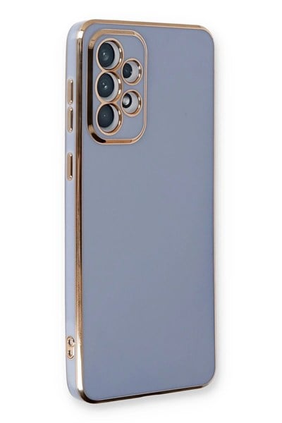 Mey İthalat®  Samsung Galaxy A53 5G Kılıf Volet Silikon - Mavi