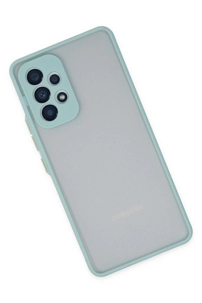 Mey İthalat®  Samsung Galaxy A53 5G Kılıf Montreal Silikon Kapak - Turkuaz
