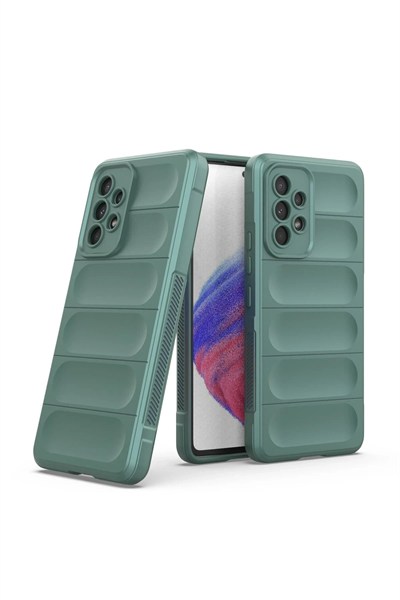 Mey İthalat®  Samsung Galaxy A53 5G Kılıf Optimum Silikon - Koyu Yeşil