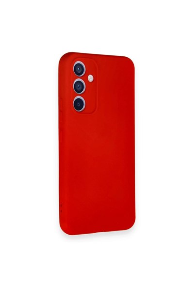 Mey İthalat®  Samsung Galaxy A54 5G Kılıf Nano içi Kadife Silikon - Kırmızı