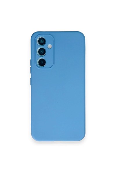 Mey İthalat®  Samsung Galaxy A54 5G Kılıf Nano içi Kadife Silikon - Mavi