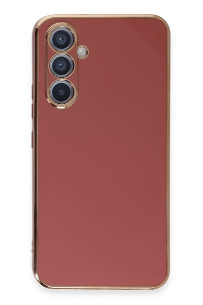 Mey İthalat®  Samsung Galaxy A54 5G Kılıf Volet Silikon - Kırmızı