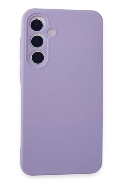 Mey İthalat®  Samsung Galaxy A55 5G Kılıf Nano içi Kadife Silikon - Lila