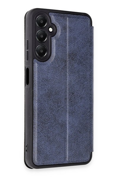 Mey İthalat®  Samsung Galaxy A55 5G Kılıf Flip Cover - Lacivert