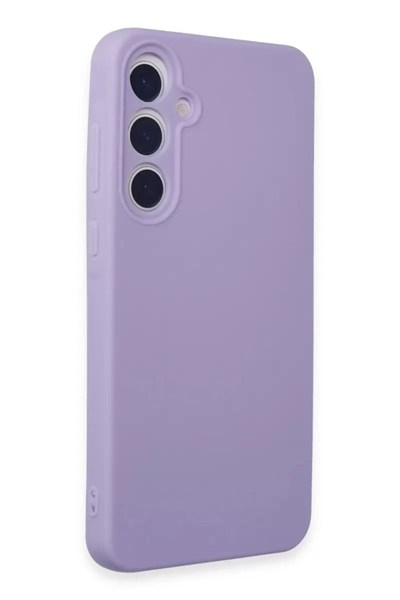 Mey İthalat®  Samsung Galaxy A55 5G Kılıf Nano içi Kadife Silikon - Lila