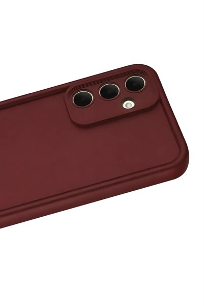 Mey İthalat®  Samsung Galaxy A56 Kılıf Viera Silikon - Bordo